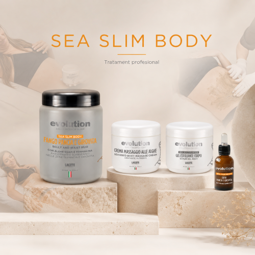 Pachet profesional Sea Slim Body Evolution by GUAM pentru abdomen și talie