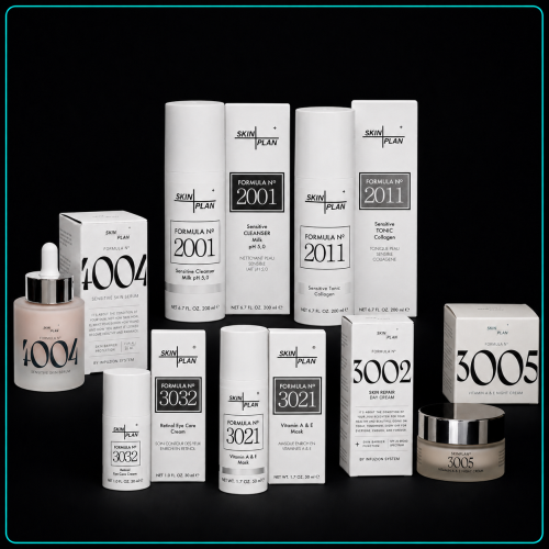 Rutina SkinPlan Sensitive Barrier Signature pentru ten sensibil matur cu 7 produse