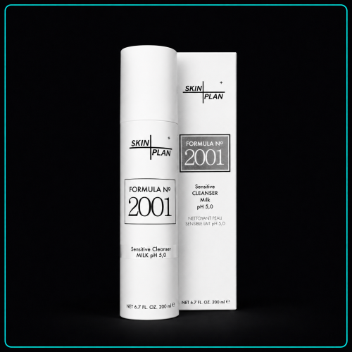 Lapte demachiant SkinPlan 2001 pentru ten sensibil ochi si fata cu ulei de avocado 200ml