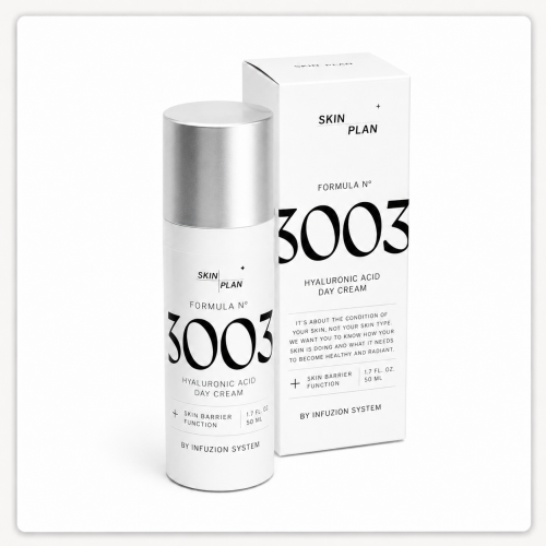 Cremă SkinPlan 3003 cu acid hialuronic pentru hidratare glow si ten deshidratat 50ml