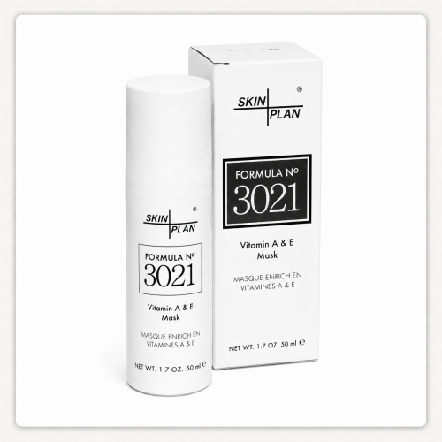 Mască SkinPlan 3021 pentru ten sensibil iritat si uscat cu pantenol bisabolol si acid hialuronic 50ml