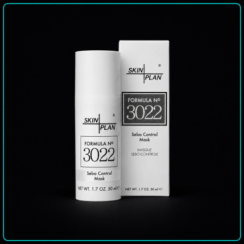 Mască SkinPlan 3022 sebo control pentru ten gras mixt si pori incarcati cu acid salicilic 50ml