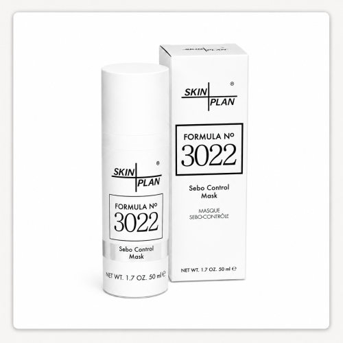 Mască SkinPlan 3022 sebo control pentru ten gras mixt si pori incarcati cu acid salicilic 50ml