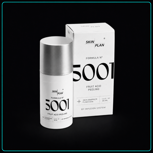 Peeling SkinPlan 5001 cu acizi din fructe AHA pentru exfoliere luminozitate si textura pielii 30ml