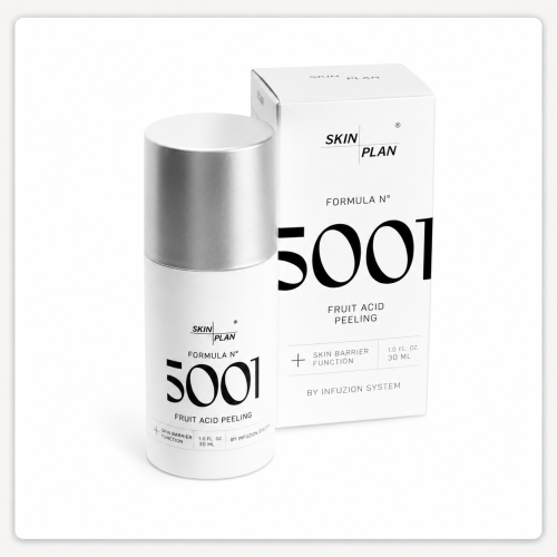 Peeling SkinPlan 5001 cu acizi din fructe AHA pentru exfoliere luminozitate si textura pielii 30ml
